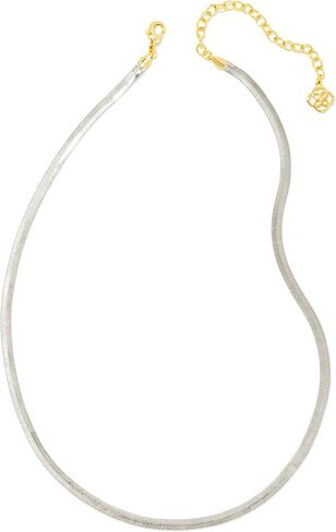 Kendra Scott Kassie Chain Necklace Mixed Metal One Size, One Size in Saudi Arabia