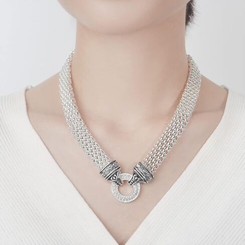 جوهرة مصمم المجوهرات مستوحاة قصيرة النساء قلادة 45 سم + 5 سم الفشار سلسلة كلاسيكية أنيقة خمر العتيقة مجوهرات هدية عيد الميلاد in Kuwait