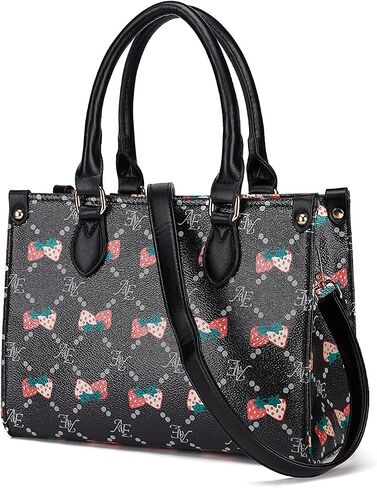 Small Tote Bag for Women Square Shape Handbag Double Top Handles Purse with Sunflower Print and Removable Shoulder Strap in Saudi Arabia