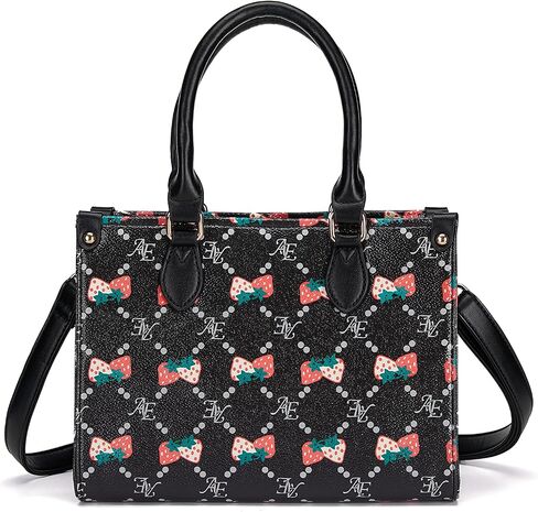 Small Tote Bag for Women Square Shape Handbag Double Top Handles Purse with Sunflower Print and Removable Shoulder Strap in Saudi Arabia
