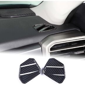 Aunginsy Car Dashboard Side Air Outlet Frame Compatible with Toyota Tundra/Sequoia 2022-2023 Center Console Dashboard Air Vent Air-Conditioner Wind Outlet Frame Decorative Cover Trim ABS Accessories