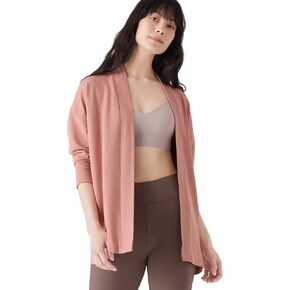 True & Co Womens Any Wear Open Cardigan