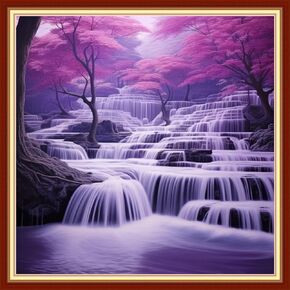 Artvxeay Cross Stitch Kits Stamped Full Range of Embroidery Kits for Beginners Adults 11CT Pattern Stitch Embroidery Kits Needlepoint Kits DIY- (Colorful Elephant 18x18 inch)
