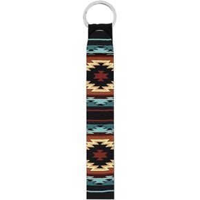GLENLCWE Southwest Tribal Native Elephant Car Wristlet Keychain, Wrist Lanyard Keychain Lanyard Keychain