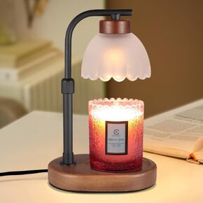 Candle Warmer Lamp,Wax Melt Warmer Compatible with Yankee Large Candle Jar Lamp Dimmable Candle Melter for Scented Candles Top-Down Candle Melting Home Decor Girls for Moms…