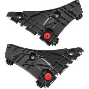 X AUTOHAUX Pair of Front Bumper Bracket Retainer Spacer Mounting Support for Toyota Tundra 2014-2021 No.521160C110/521150C110 Plastic Black