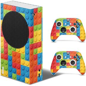 GNG Building Block Skins Compatible with Xbox Series S Console Decal Vinal Sticker + 2 Controller Set in Kuwait