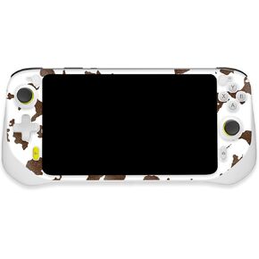 MightySkins Glossy Glitter Skin Compatible with Logitech G Cloud Gaming Handheld - Brown Cow | Protective, Durable High-Gloss Glitter Finish | Easy to Apply | Made in The USA