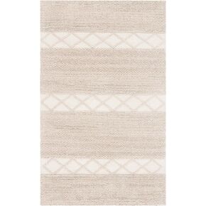 SAFAVIEH Natura Collection Runner Rug - 2'3" x 6', Beige, Handmade Wool, Ideal for High Traffic Areas in Living Room, Bedroom (NAT217A)