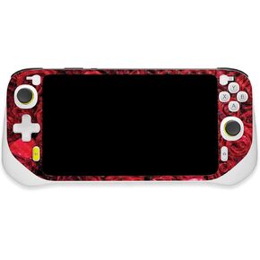 MightySkins Carbon Fiber Skin Compatible with Logitech G Cloud Gaming Handheld - Too Many Roses | Protective, Durable Textured Carbon Fiber Finish | Easy to Apply | Made in The USA