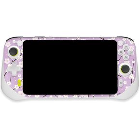 MightySkins Glossy Glitter Skin Compatible with Logitech G Cloud Gaming Handheld - Sakura Purple | Protective, Durable High-Gloss Glitter Finish | Easy to Apply | Made in The USA