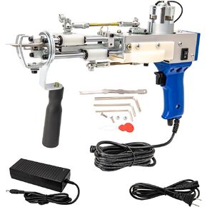 مسدس التلمم، 2 في 1 مجموعة قطع الوبر والحلقة، مسدس لف البساط 110 فولت مناسب للمبتدئين أو المتحمسين ذوي الخبرة في لف السجاد in Kuwait