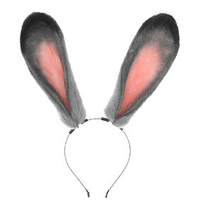 Women/Girls Cosplay Bunny Ears Rabbit Headband Animal Ears Furry Bunny Ears Party Accessories (MHTCET-1White)