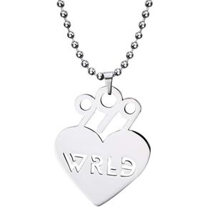 999 Necklace Premium Stainless Steel Pendant Perfect Gifts for Young Singer Fans Silver