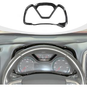 Dashboard Panel Trim, Center Console Dash Board Cover Compatible with 2014-2023 Chevy Colorado & 2014-2022 GMC-Canyon Carbon Fiber Interior Accessories