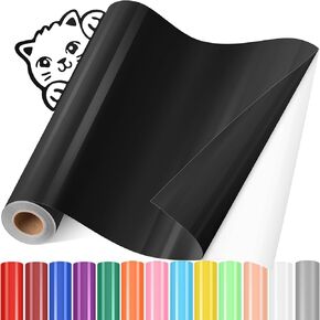 YAFLC Orange Permanent Vinyl, Permanent Vinyl for All Cutting Machine, 12" x12ft Self Adhesive Vinyl Roll Stickers for Car Decal, Decorations, DIY Mugs Christmas Gifts