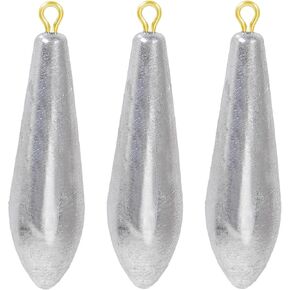 AMYSPORTS Drop Shot Fishing Weights Kit Lead Freshwater Fishing Sinkers Bass Casting Removable Fishing Weights Saltwater Streamlined