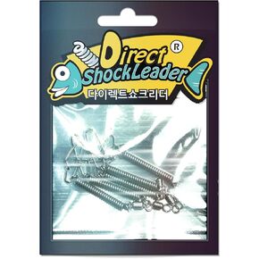 Monofilament Shock Leader Line is no Needed Direct Shock Leader Fishing Line Freshwater Saltwater Fishing Tackle One-Touch Snap Swivel Bass Seabass Tuna Kingfish GT Pike Lure Fishing