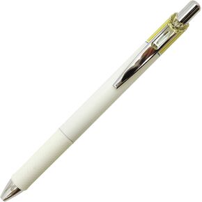 Pentel EnerGel Clena Retractable Liquid Gel Pen, Micro Fine Point 0.4mm Needle Tip, Black Ink, Mimosa Yellow Body (BLN74LG-A)