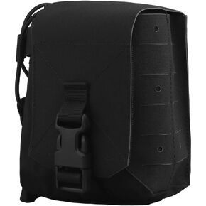 Tactical Multi-Purpose Sub Pouch, Walkie Talkie Carry Radio 5.56 Magazine Holder Tool Utility Bag Hunting Vest Accessories