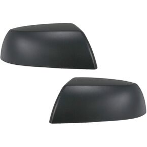 Mirror Caps Covers Black Textured LH & RH Pair Set Compatible with Toyota Sequoia Tundra