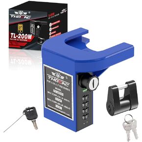 1-7/8" and 2" Trailer Hitch Coupler Lock, Heavy Duty Anti-Theft Tongue Locks, Upgrade The Combination Lock, Camper Accessories for Rv, Boat, Travel Trailer, Truck (Black)