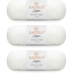 Soft Light Pink Yarn 1008 Yards - 3 Pack Acrylic Yarn of 200g/7.5oz - 4 Medium (Worsted) - Crocheting, Knitting, Amigurumi, Craft