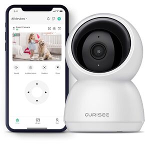 كاميرا 2K للحيوانات الأليفة، كاميرا أمان داخلية، كاميرا للأطفال، كاميرا للكلاب، كاميرا ذكية مع تطبيق الهاتف 2.4 جيجا هرتز/5 جيجا، كاميرا واي فاي 360 درجة، صوت ثنائي الاتجاه، رؤية ليلية، كشف وتتبع الحركة بالذكاء الاصطناعي in Kuwait