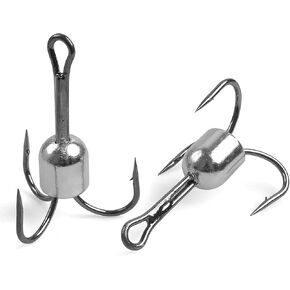 Snagging Hooks Snagging Weighted Treble Hooks,5pcs/Pack Treble Fishing Hooks 4 Sizes 1oz,1.25oz,1.5oz,2.5oz for Saltwater Freshwater