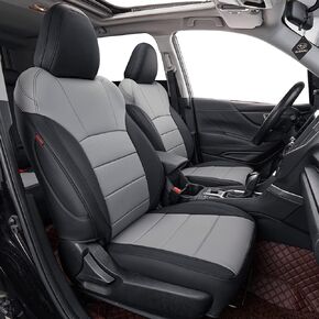 Custom Seat Covers Compatible with Select Ford Bronco Sport Base,Big Bend,Heritage 2021 2022 2023 Models - Leatherette (Black,Full Set)