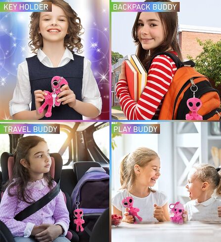 DolliBu Alien Plush Keychain Stuffed Figure Toy for Kids Bag, Purse, Backpack, Handbag in Kuwait