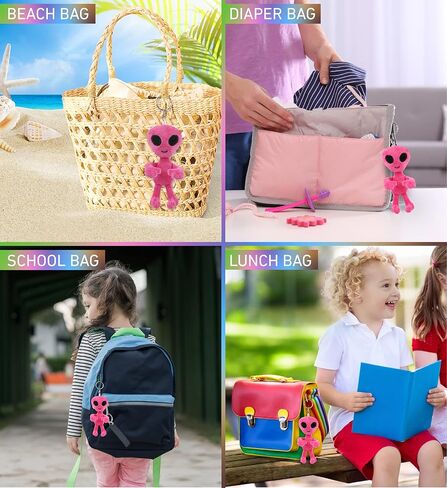 DolliBu Alien Plush Keychain Stuffed Figure Toy for Kids Bag, Purse, Backpack, Handbag in Kuwait
