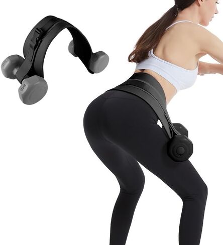 Hip Thrust Belt, Anti-Slip Booty Belt, Easy to Use with Dumbbells for Booty Workout Dips Push-ups in Saudi Arabia