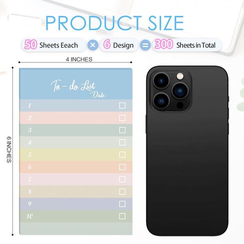 Say Goodbye to Boring Sticky Notes with SIMPWAY to Do List Sticky Notes - 300 Sheets 4 x 6 Inches to Do List Notepad - Great for Work and Back to School in Saudi Arabia