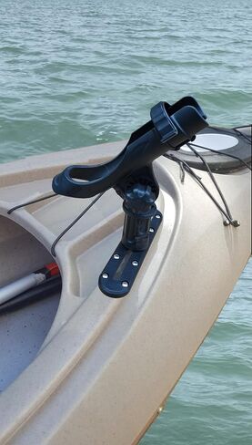 Brocraft Power Lock Rod Holder with Fishing Kayak Track Adaptor/Kayak Track Rod Holder in Kuwait
