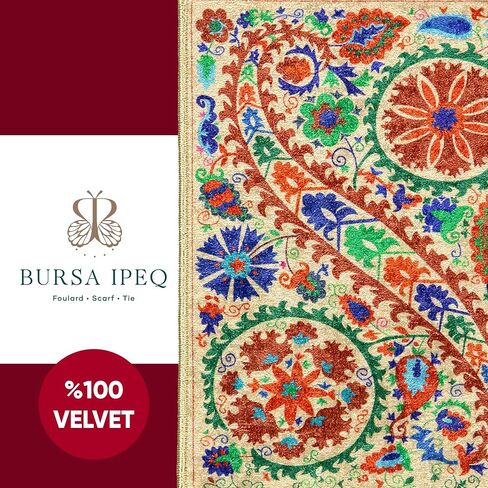 Velvet Rug Mouse Pad | Bohemian Style Design Woven Rug Mousepad Carpet Mouse Pads for Office Decor | Desk Mouse Mat 8.6" x 11.8" Small Mouse Protector (Blue V) in Saudi Arabia
