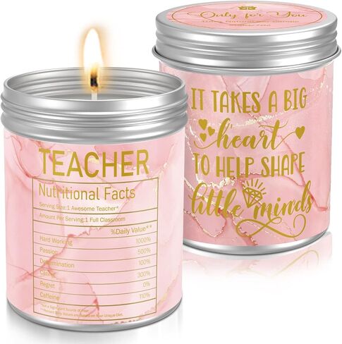 Teacher Gifts for Women Men, Teacher Appreciation Gifts Back to School Teacher Gifts, Teacher Valentines Day Gifts Teacher Birthday Gift Ideas, Daycare Kindergarten Thank You Teacher Candle Gifts in Saudi Arabia