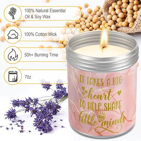 Teacher Gifts for Women Men, Teacher Appreciation Gifts Back to School Teacher Gifts, Teacher Valentines Day Gifts Teacher Birthday Gift Ideas, Daycare Kindergarten Thank You Teacher Candle Gifts in Saudi Arabia