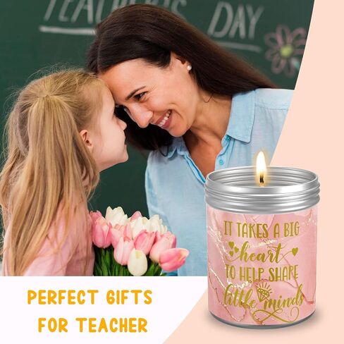 Teacher Gifts for Women Men, Teacher Appreciation Gifts Back to School Teacher Gifts, Teacher Valentines Day Gifts Teacher Birthday Gift Ideas, Daycare Kindergarten Thank You Teacher Candle Gifts in Saudi Arabia