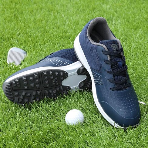 Golf Shoes Men Sipkeless Golf Wears for Men Golfers Sneakers Outdoor Walking Footwears in Saudi Arabia