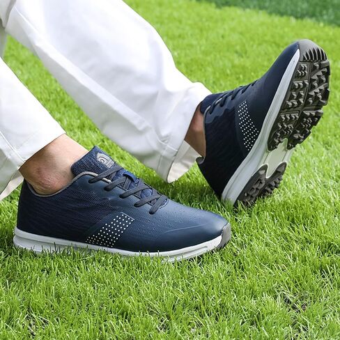 Golf Shoes Men Sipkeless Golf Wears for Men Golfers Sneakers Outdoor Walking Footwears in Saudi Arabia