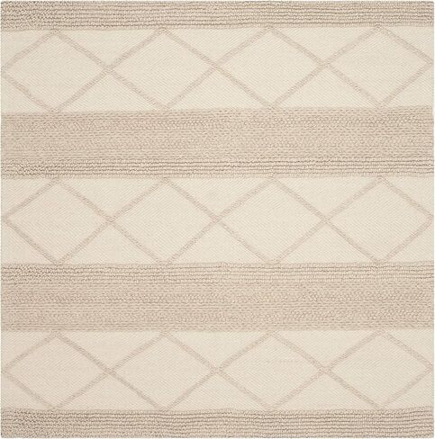 SAFAVIEH Natura Collection Runner Rug - 2'3" x 6', Beige, Handmade Wool, Ideal for High Traffic Areas in Living Room, Bedroom (NAT217A) in Saudi Arabia