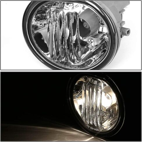 Auto Dynasty Compatible with Scion tC/Matrix/Pontiac Vibe Pair of Bumper Driving Fog Lights (Smoked Lens) in Saudi Arabia