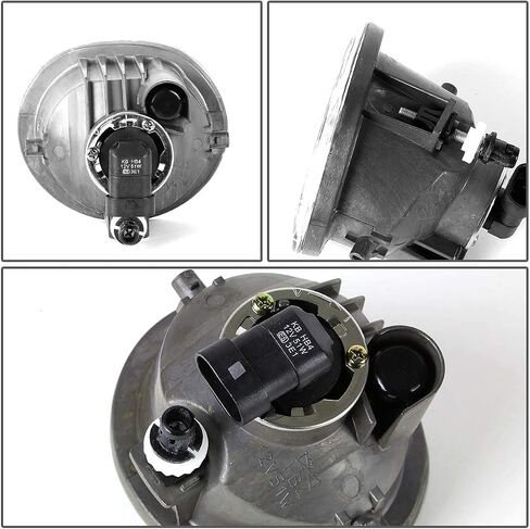Auto Dynasty Compatible with Scion tC/Matrix/Pontiac Vibe Pair of Bumper Driving Fog Lights (Smoked Lens) in Saudi Arabia