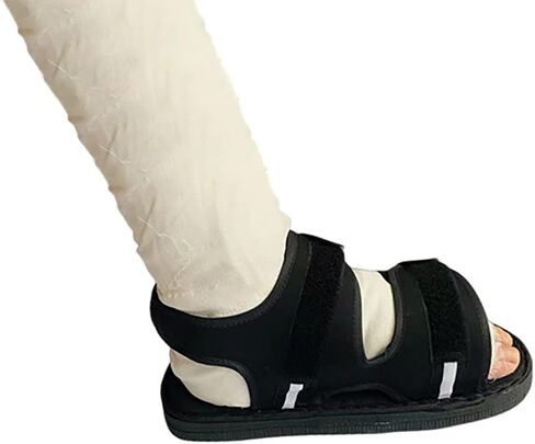 Post Op Shoe for Broken Foot or Toes, Adjustable Medical Walking Shoe for Post Surgery, Surgical Walking Boot Cast, Medical Boot with Foot Cast Cover, Soft Sole, Universal For Left And Right Feet (1 pack) in Saudi Arabia