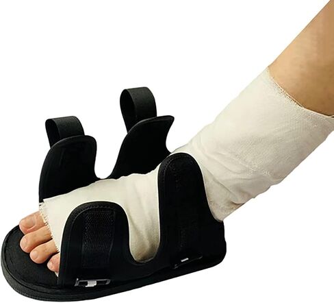 Post Op Shoe for Broken Foot or Toes, Adjustable Medical Walking Shoe for Post Surgery, Surgical Walking Boot Cast, Medical Boot with Foot Cast Cover, Soft Sole, Universal For Left And Right Feet (1 pack) in Saudi Arabia