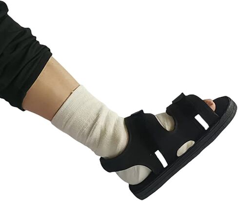 Post Op Shoe for Broken Foot or Toes, Adjustable Medical Walking Shoe for Post Surgery, Surgical Walking Boot Cast, Medical Boot with Foot Cast Cover, Soft Sole, Universal For Left And Right Feet (1 pack) in Saudi Arabia