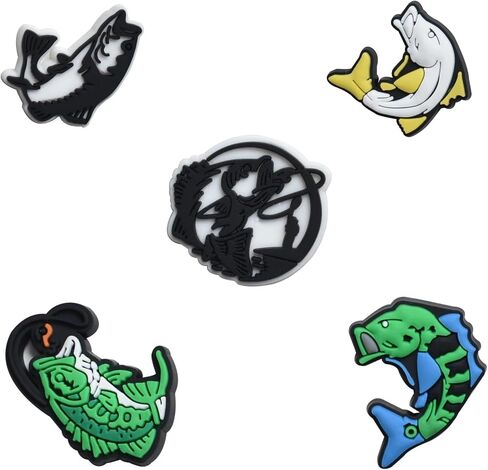 Fishing Sports Shoes Charms, Fishing Sports Shoes Charms for Men Boys Sport Shoes Charms Decoration for Birthday Gifts in Saudi Arabia