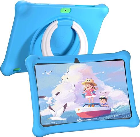 Android 13 Kids Tablet, 10 Inch Tablet for Kids with Kids Case, 4GB RAM 64GB ROM Tablets, 1280 * 800 Display, 5000mAh, KIDOZ Pre-Installed Toddlers Tablet,Parental Control(Pink) in Saudi Arabia