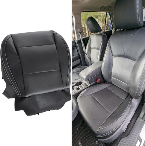 GXARTS Driver Side Bottom Perforated Leather Replacement A/C Seat Cover Slate Black Compatible with Subaru Outback Legacy 2015 2016 2017 2018 2019 in Saudi Arabia